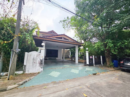 ขาย บ้านเดี่ยว ชวนชื่น พาร์ควิลล์ กาญจนาภิเษก 119 ตร.วา 4 ห้องนอน หลังใหญ่ ใกล้ทางด่วนศรีรัช
