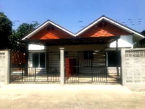 เช่าบ้านแฝด แจส กรีน วิลเลจ คู้บอน : ให้เช่าบ้านเดี่ยวชั้นเดียวสร้างใหม่ในซอยคู้บอน31ถ.รามอินทรากม.8ใกล้แฟชั่นไอส์แลนด์ราคาเช่าต่อหลังจากภาพเป็นสองหลังติดกัน