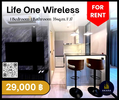 Condos for rent : 🟨🟨🟦🟦[FOR RENT] Life One Wireless🟦🟦🟨🟨 Click‼️ Akara Real Estate ✅✅✅ "Fast response, Prompt service, Full support"