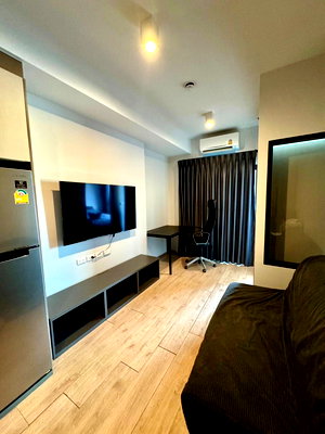 คอนโดให้เช่า : ให้เช่าคอนโด ไอดีโอ พระราม 9 - อโศก อาคาร 1 ชั้น 8 1 ห้องนอน ขนาด 32 ตรม ใกล้ MRT พระราม 9