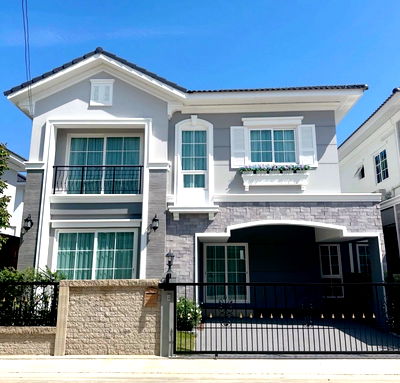 เช่าบ้านเดี่ยว เทสโก้โลตัส ศรีนครินทร์ : #A124433 ✅ 10/2/69  ให้เช่าบ้านเดี่ยว Golden Neo Sukhumvit-Lasalle📲📢สอบถาม ld line @condoboy