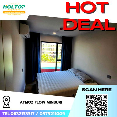 Condos for rent : #R9276 🎉 110269 Condo for rent: Atmoz Flow Minburi