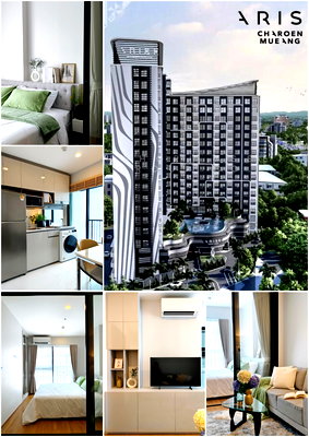 คอนโดให้เช่า : Modern Monthly living at Arise Charoen mueang 