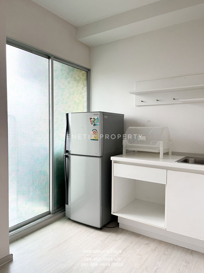 รูป 🏫 ให้เช่า!! พลัมพาร์ค เฟส 2 คอนโดใกล้ ม.กรุงเทพ 22 ตรม. เฟอร์ครบ มีเครื่องซักผ้า พร้อมอยู่ 7,000 บาท/เดือน - รูปที่ 10/14