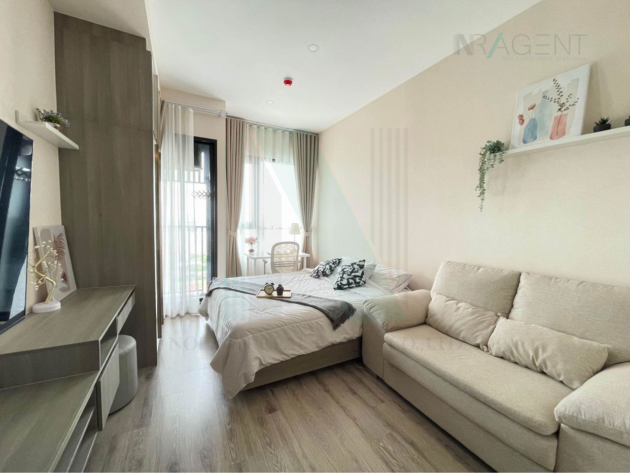 รูป 🚩 ให้เช่าคอนโด ไนท์บริดจ์ ไพร์ม อ่อนนุช อาคาร 1 ชั้น 27 สตูดิโอ ขนาด 25 ตรม ใกล้ Big C Extra อ่อนนุช - รูปที่ 4/8