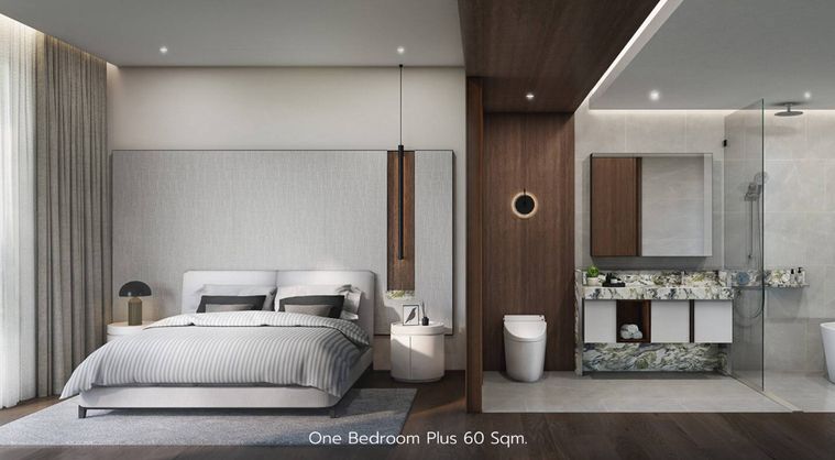 ขายดาวน์ด่วน !! คอนโด Romm Convent Condominium (60.21 ตร.ม.) 1 Bed plus ใจกลางสีลม