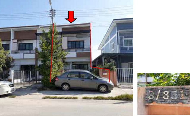 รูป K00628 ขายทาวน์เฮาส์ 8/351 ซอยชลประทาน 26 ตำบลหัวหิน อำเภอหัวหิน ประจวบคีรีขันธ์ - รูปที่ 1/8