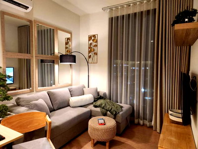 Condos for rent BTS Thong Lo (Thong Lor) : 📍 For Rent : Maru Ekkamai 2 🐶 Pet Friendly in the heart of Ekkamai | 1 Bedroom, High Floor, City View, with Tenant