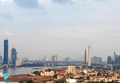 Condos for rent : ISSI Condo Suk Sawat for rent. Beautiful room with river view.