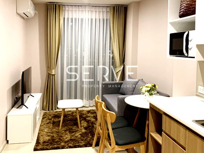 เช่าคอนโด เมืองทองธานี : 🔥10K/Mo 1นอน ห้องกว้าง ราคาดีสุดๆ เฟอร์จัดเต็มมาก พร้อมอยู่ คอนโดทำเลดี เดินเพียง 20ก้าว ถึง MRT ศรีรัช  @ Nue Noble Chaengwattana 