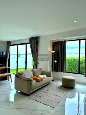 Houses for rent ถนนเทพารักษ์ : For Rent House , COMO BIANCA II Bangna , corner unit , Bang Phli Yai , Bang Phli , Samut Prakarn , CX-127682 ✅ Live chat with us ADD LINE @connexproperty ✅