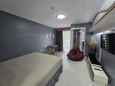 🚩 For Rent Condo I-HOUSE RAMA IX - EKAMAI Building 1, Floor 1,Studio, Room size 32.00 sqm