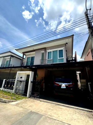 Houses for sale Phra Pra Daeng Samut Prakarn : For Sale House , Q District Suksawat 76 , wide frontage , Bang Chak , Phra Pradaeng , Samut Prakarn , CX-121321 ✅ Live chat with us ADD LINE @connexproperty ✅