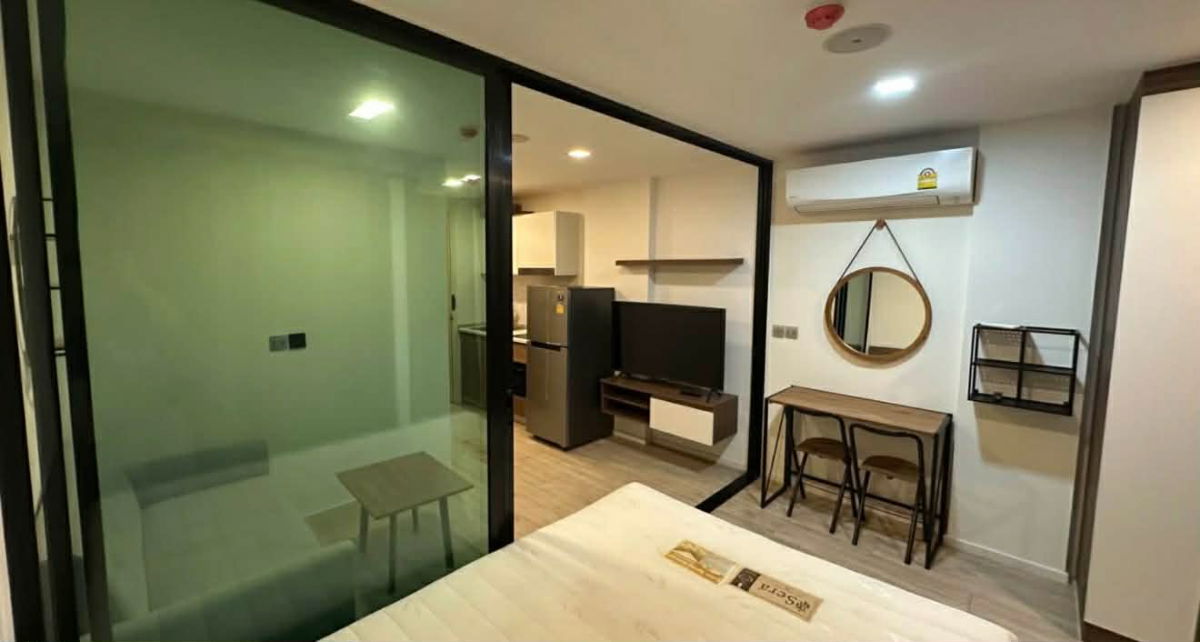 รูป ให้เช่า 📍 Atmoz Ratchada - Huaikwang 📍เฟอร์นิเจอร์ และ เครื่องใช้ไฟฟ้าครบ ใกล้ MRT ห้วยขวาง - รูปที่ 5/11