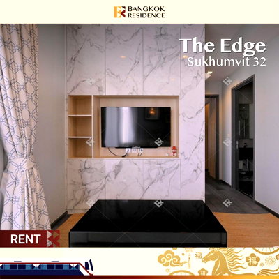 คอนโดให้เช่า :  The Edge Sukhumvit 23 💎ยูนิตสวย ชั้นสูง 🏙️ ใกล้ BTS อโศก 