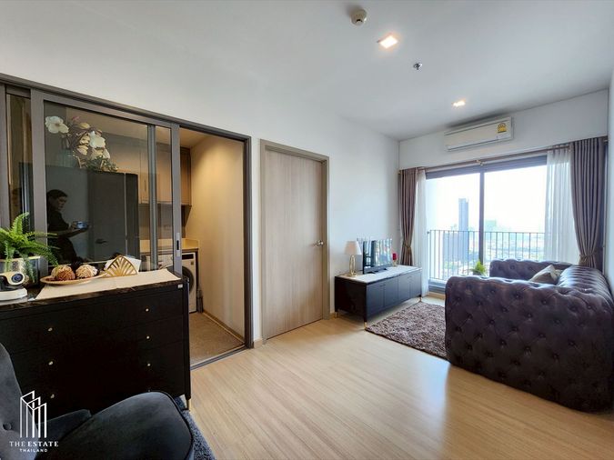 For Rent Whizdom Connect ห้องชั้นสูง 1 bedroom + Flexi Room @25,000 Baht