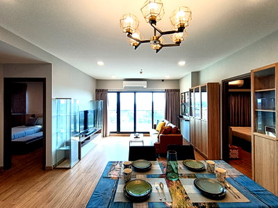 ขายคอนโด : ขายคอนโดหรู้ ห้องมุม 3 ห้องนอน The Astra Sky River ช้างคลาน เชียงใหม่