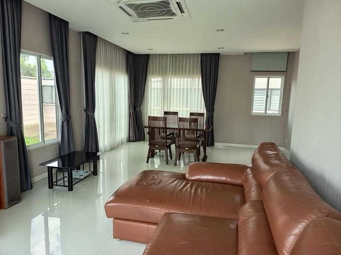 2-bed house for rent, 142 sqm, 121.4 sq wah, The Plant Chalong Krung