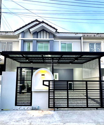 ขายทาวน์โฮม : ขายทาวน์เฮ้าส์/ทาวน์โฮม  บ้านพฤกษา 69 บางใหญ่ - แก้วอินทร์ รีโนเวทใหม่ บางแม่นาง บางใหญ่ นนทบุรี CX-122722 ✅ ทักไลน์ @connexproperty ตอบทันที ทีมงานมืออาชีพ ✅