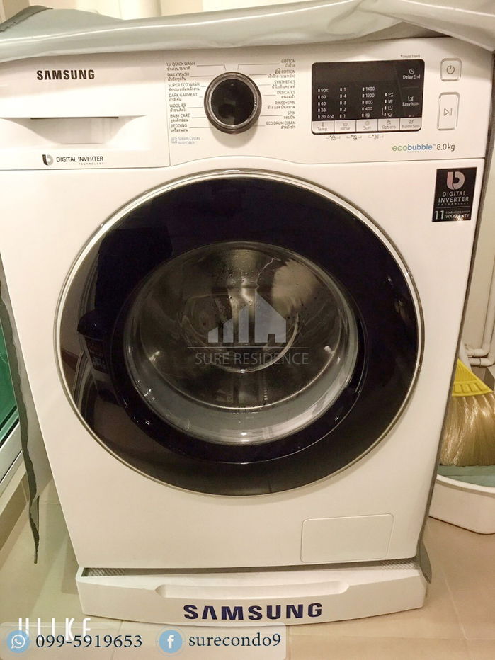 รูป 7911♛♚เช่า𝓼ขาย 1 ห้องนอน♙ศุภาลัย เวลลิงตัน 2 ♜MRTศูนย์วัฒนธรรม∞099-5919653,065-9423251🜲Line@sureresidence - รูปที่ 10/19