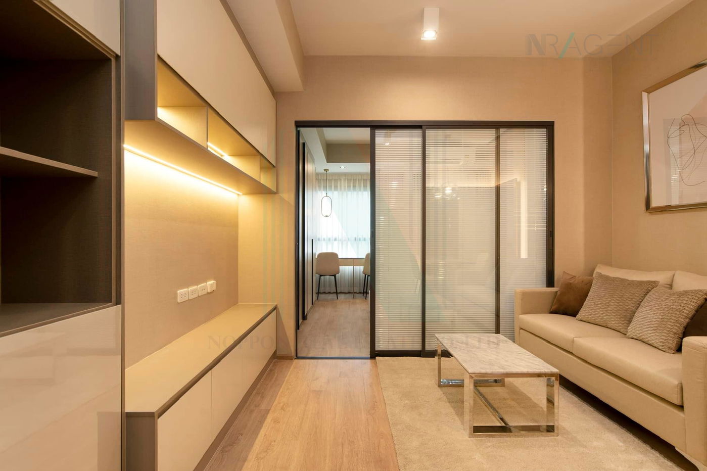 รูป 🎉 ให้เช่าคอนโด ไอดีโอ พระราม 9 - อโศก อาคาร 1 ชั้น 11 1 ห้องนอน ขนาด 33 ตรม ใกล้ MRT พระราม 9 - รูปที่ 4/8