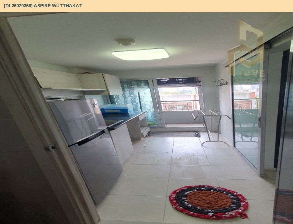 รูป DL26020366 ให้เช่าคอนโด แอสปาย วุฒากาศ (Aspire Wutthakat) ใกล้ BTS วุฒากาศ พร้อมเข้าอยู่ โทรด่วน 0614453194 LineID @162cjixi - รูปที่ 4/6