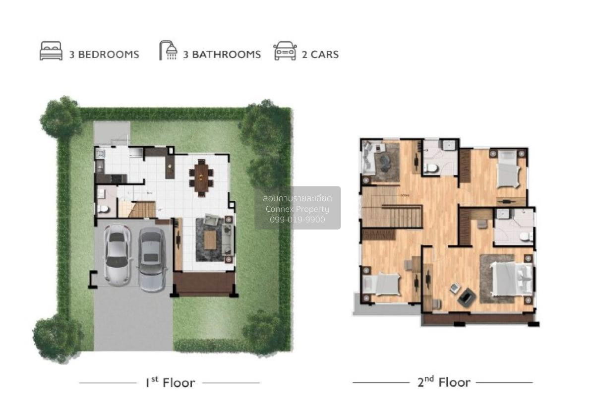 รูป ขายบ้าน  ภัสสร 90 ร่มเกล้า-รามคำแหง มีนบุรี เขต มีนบุรี กรุงเทพ CX-122120 ✅ ทักไลน์ @connexproperty ตอบทันที ทีมงานมืออาชีพ ✅ - รูปที่ 2/2