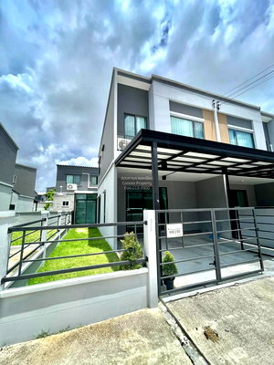 Townhouses for rent Bang Pu Industrial Estate : For Rent Townhouse/Townhome  , Pleno Sukhumvit - Bangna 2 , corner unit , Bang Phueng , Bang Phli , Samut Prakarn , CX-131415 ✅ Live chat with us ADD LINE @connexproperty ✅