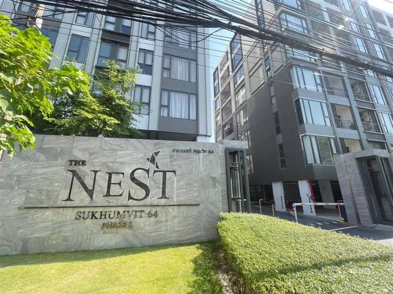 รูป 💮ให้เช่าคอนโด The Nest Sukhumvit 64 ใกล้ BTS ปุณณวิถี ขนาด 28 ตรม.ห้องสวย มีเครื่องซักผ้า เช่าเพียง 12000- - รูปที่ 12/12