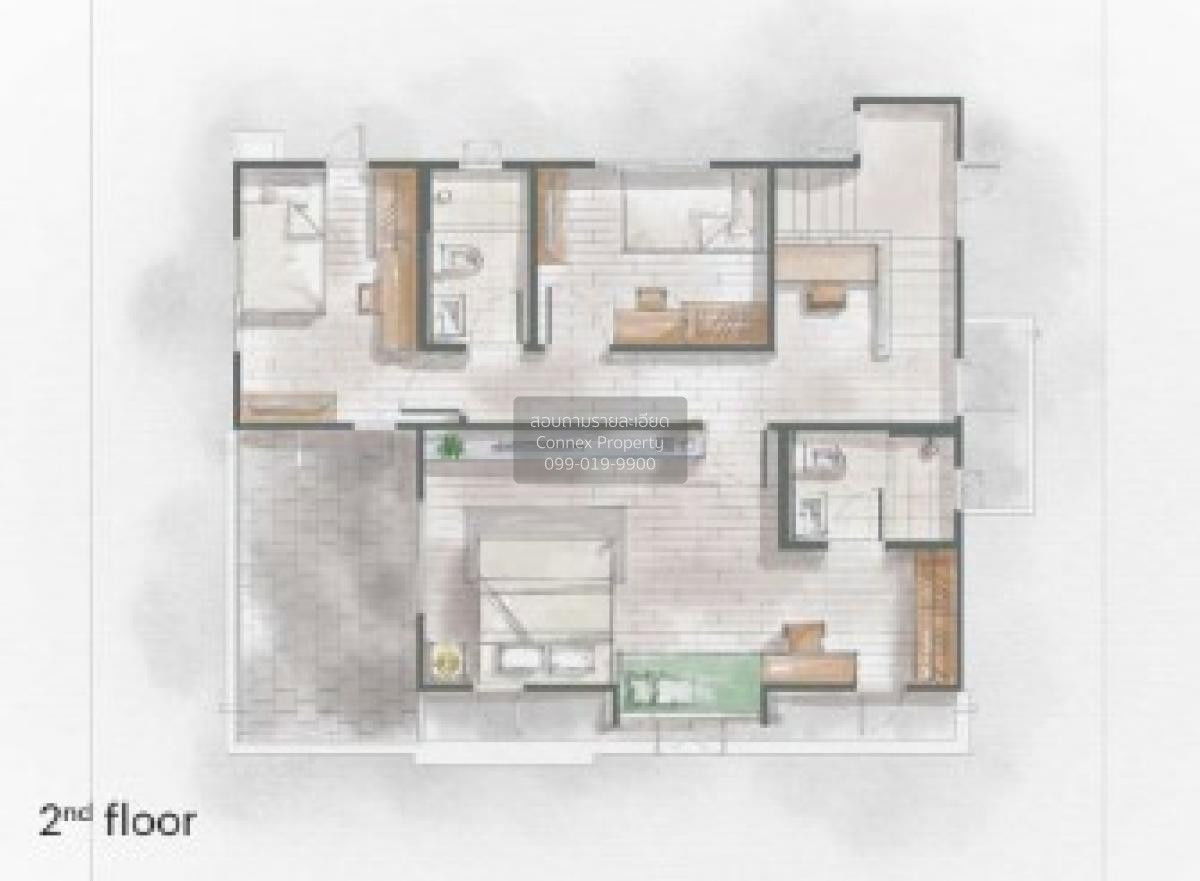 รูป ขายบ้าน  สราญสิริ เวสต์เกต MRT-คลองบางไผ่ เสาธงหิน บางใหญ่ นนทบุรี CX-124979 ✅ ทักไลน์ @connexproperty ตอบทันที ทีมงานมืออาชีพ ✅ - รูปที่ 3/7