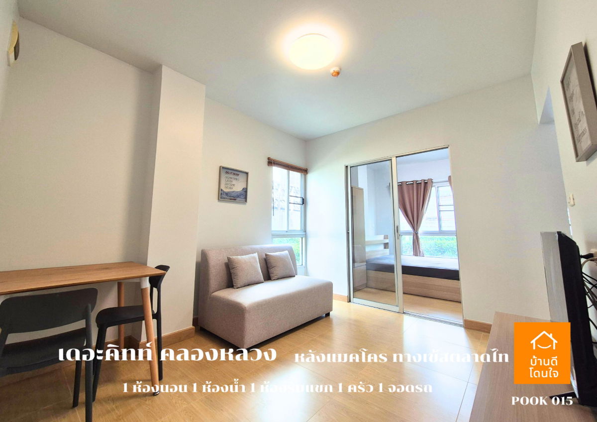 รูป ลดราคาพิเศษ!! The Kith Khlong Luang (เดอะ คิทท์ คลองหลวง) ขายคอนโดพร้อมผู้เช่า - รูปที่ 4/20
