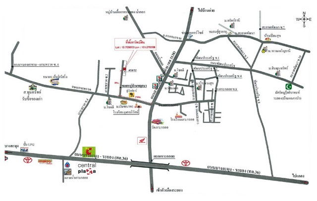 รูป K01208 ขายบ้านแฝด หมู่ที่ 3 อำเภอเมืองระยอง จังหวัดระยอง - รูปที่ 2/8