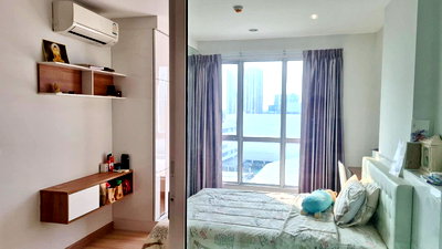 คอนโดให้เช่า : คอนโด The hotel ติดรถไฟฟ้าสายสีม่วง สถานีบางกระสอ , เครื่องใช้ไฟฟ้าครบ ที่จอดรถไม่ต้องแย่ง