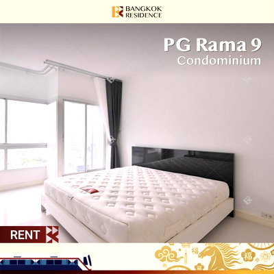 Condos for rent : PG Rama 9 Condominium ✨ Spacious unit, Unbeatable price 🔥 Near MRT Rama 9