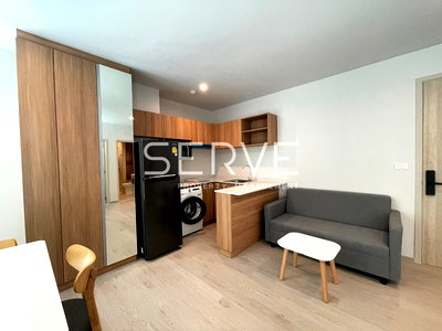 คอนโดให้เช่า : 🔥18K/Mo ห้องคอมบาย ไซส์ใหญ่ ราคาดี วิวดี เฟอร์จัดเต็ม แต่งสวย คอนโดทำเลดีๆในย่านบางนา ติด เซ็นทรัลบางนา  @ NUE Noble Centre Bangna 