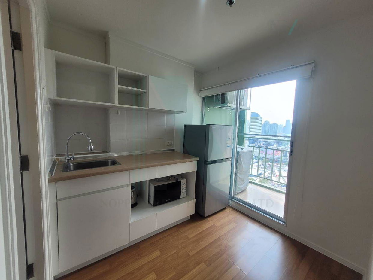 รูป ให้เช่าคอนโด ลุมพินี พาร์ค พระราม 9 - รัชดา อาคาร A ชั้น 24 1 ห้องนอน ขนาด 26.00 ตรม ใกล้ MRT พระราม 9 - รูปที่ 5/8