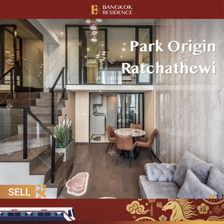 🌆 Modern Loft-Style 2 Bedroom Fully Furnished - Park Origin Ratchathewi 🚆 Near BTS Ratchathewi