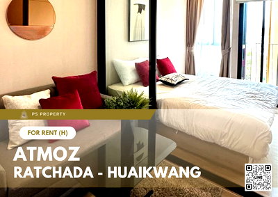 เช่าคอนโด เอสพลานาด รัชดาภิเษก : ให้เช่า ✨ Atmoz Ratchada - Huaikwang ✨ เฟอร์นิเจอร์ และ เครื่องใช้ไฟฟ้าครบ ใกล้ MRT ห้วยขวาง