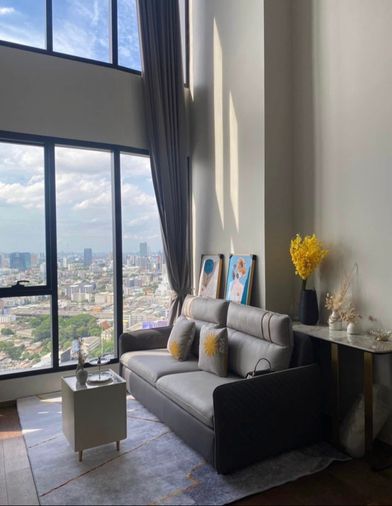 🔥IDEO Q Victory🔥2B2B Duplex 60 Sqm 💫 ห้องสวยราคาดี💫 Duplex condo near BTS Victory Monument ชั้นสูง 30+💫