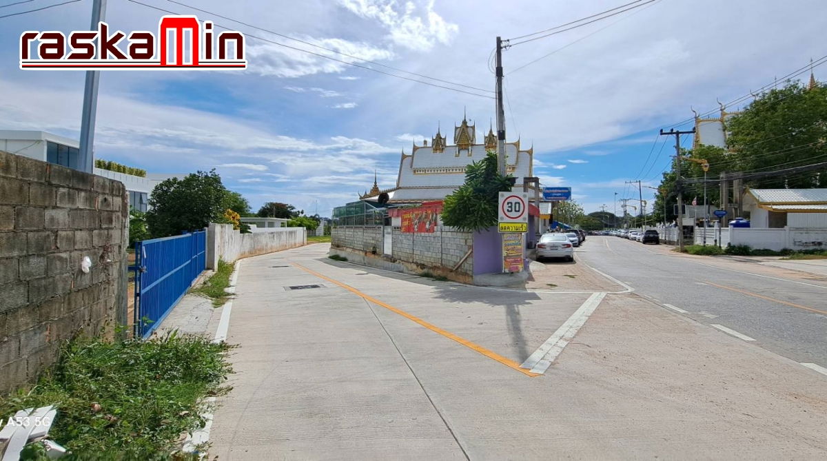 รูป KT0217📲LineID @556ryccg🏘️ขายที่ดินติดถนนทุ่งกลม-ตาลหมัน 219ตรว ใกล้วัดสามัคคีประชาราม, อ่างเก็บน้ำชากนอก ถมแล้ว ติดถนน - รูปที่ 5/7