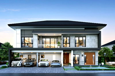 Houses for sale อ่อนนุช 70/1 : The City Sukhumvit-Onnut | A 2-story detached house project in a convenient location with easy access to transportation.