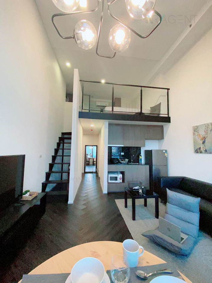 รูป ให้เช่า ไซมิส สุขุมวิท Duplex1ห้องนอน ชั้น10  อาคารB ใกล้ BTS อ่อนนุช - รูปที่ 2/8