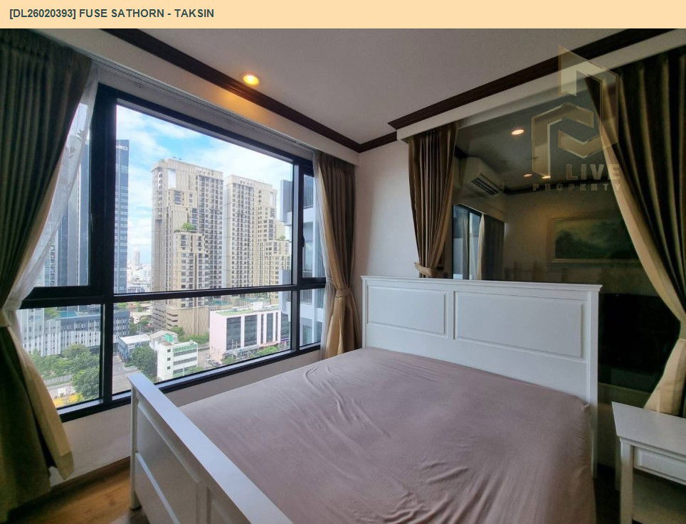 รูป DL26020393 ขายคอนโด ฟิวส์ สาทร - ตากสิน (Fuse Sathorn - Taksin) ใกล้ BTS วงเวียนใหญ่ พร้อมเข้าอยู่ โทรด่วน 0656133286 LineID @534wlwof - รูปที่ 10/11