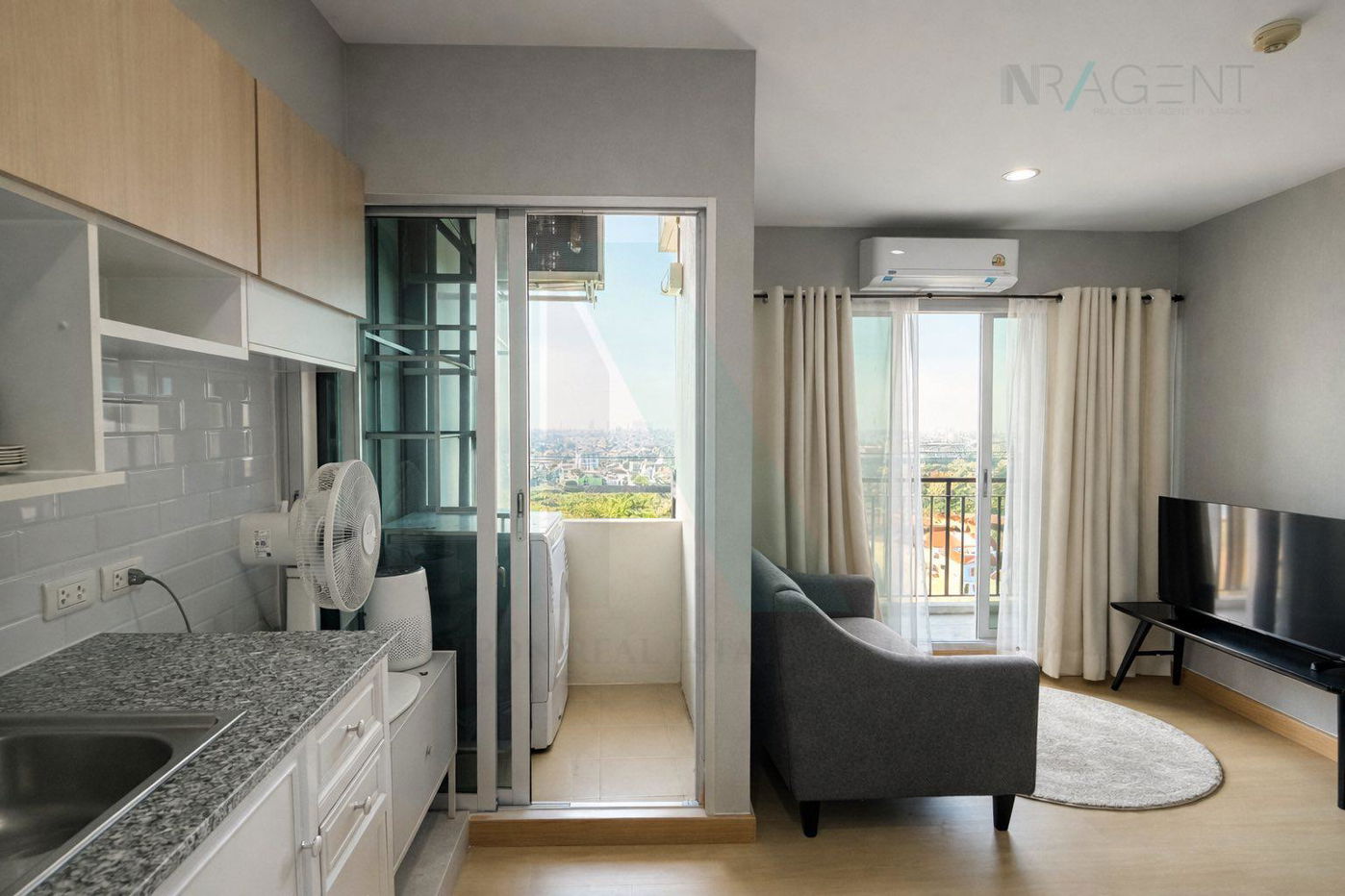 รูป 📌 ขายคอนโด เดอะ พาร์คแลนด์ ศรีนครินทร์ เลคไซด์ อาคาร 1 ชั้น 15 1 ห้องนอน ขนาด 36 ตรม ใกล้ ศูนย์การค้าลาซาลสแควร์ - รูปที่ 4/8