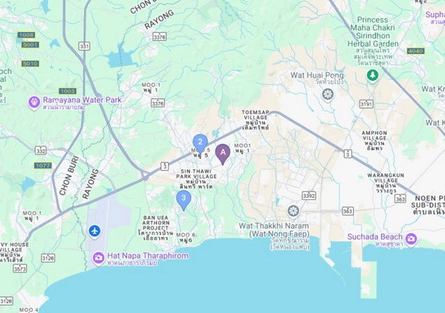 รูป K00024 ขายทาวน์เฮ้าส์ ตำบลบ้านฉาง อำเภอบ้านฉาง จังหวัดระยอง - รูปที่ 6/8