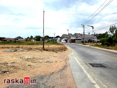 Land for sale Bang Lamung Chonburi : KT0216📲LineID @556ryccg🏘️Land for Sale Toongklom-Talman Main road 866sqm🛣️1.6KM to 7-Eleven ChakNok Reservoir Branch