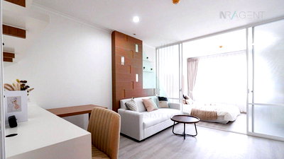 Condos for sale The Nine Rama 9 : For Sell Condo LUMPINI VILLE RAMKHAMHAENG 26 Building A, Floor 3,1 bed room, Room size 32 sqm