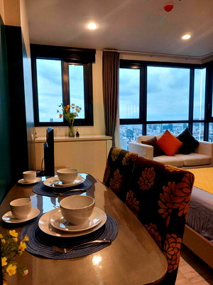 Condos for rent : For Rent Condo XT HUAIKWANG Building 1, Floor 40,Studio, Room size 30.00 sqm