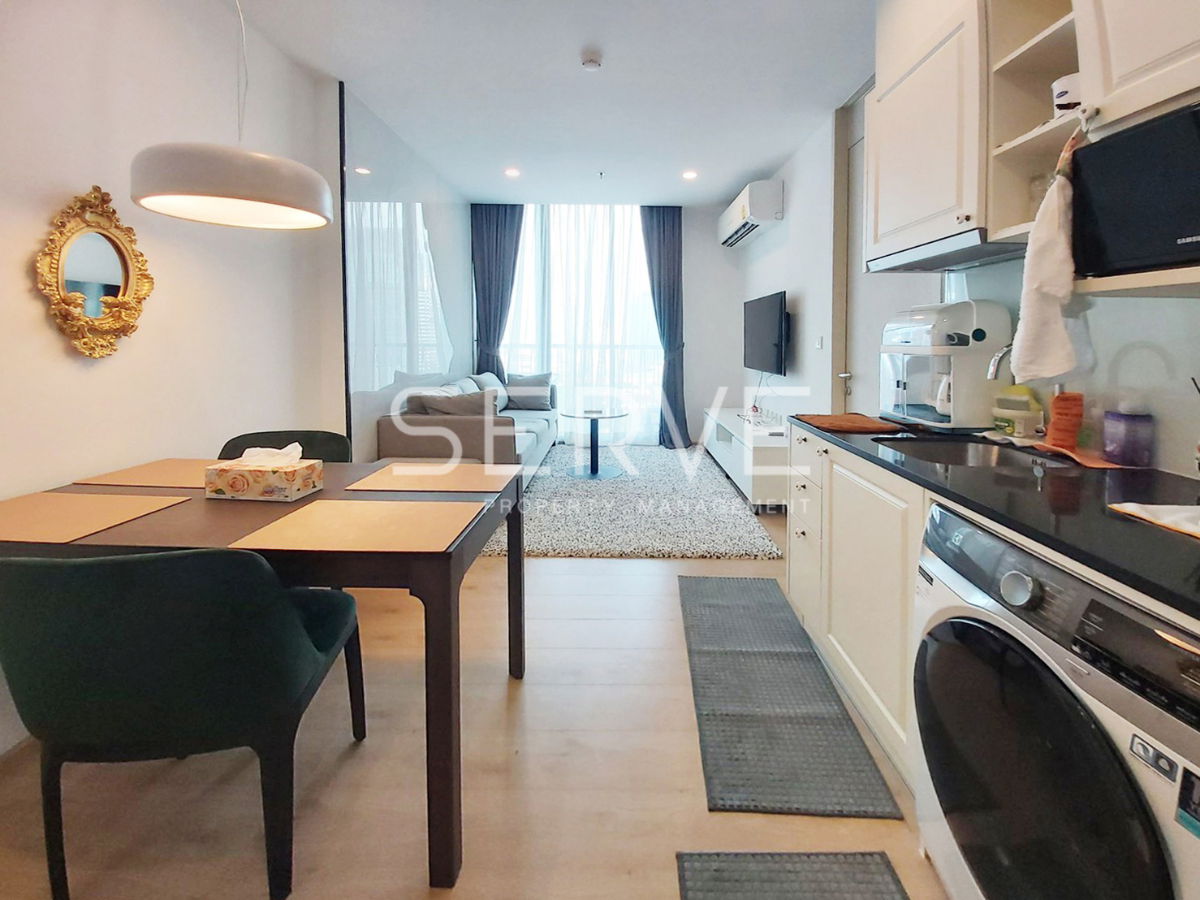 รูป 🔥ราคาสุดฮอต 5.67 MB🔥 -1 นอน ห้องสวย 35.14 ตร.ม. ชั้นสูง ทิศเหนือ คอนโดใหม่ ใกล้ BTS อโศก และ MRT สุขุมวิท ที่ Noble Recole Sukhumvit 19 / ขายคอนโด - รูปที่ 5/10