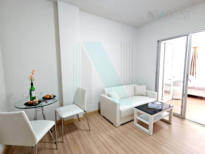 Condos for rent Pak Kret Nonthaburi : For Rent Condo THE KITH CHAENGWATTANA Building B, Floor 2,1 bed room, Room size 33 sqm